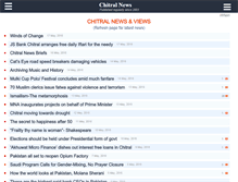 Tablet Screenshot of chitralnews.com